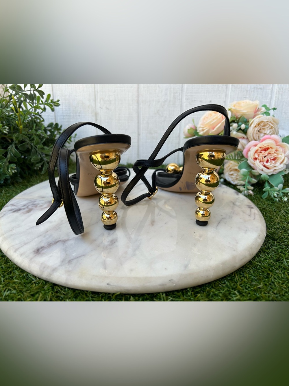 FERRAGAMO
Sculptural Heel
Spherical heel sandal
$ 1,390 size 8.5
Color: Black - Picture 8 of 16